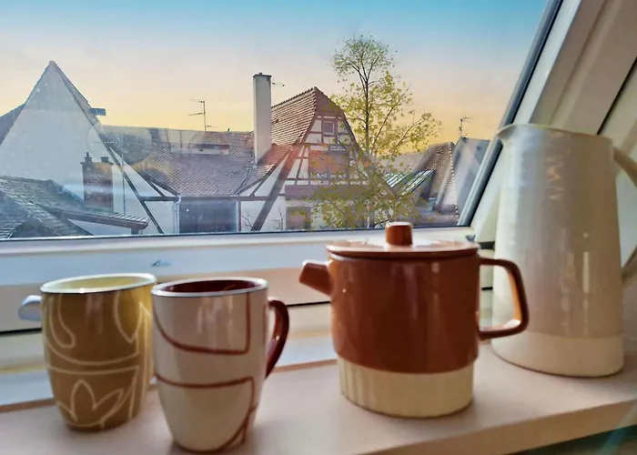 Апартаменты Le Petit Zix - Cosy Et Terrasse, Petite France *